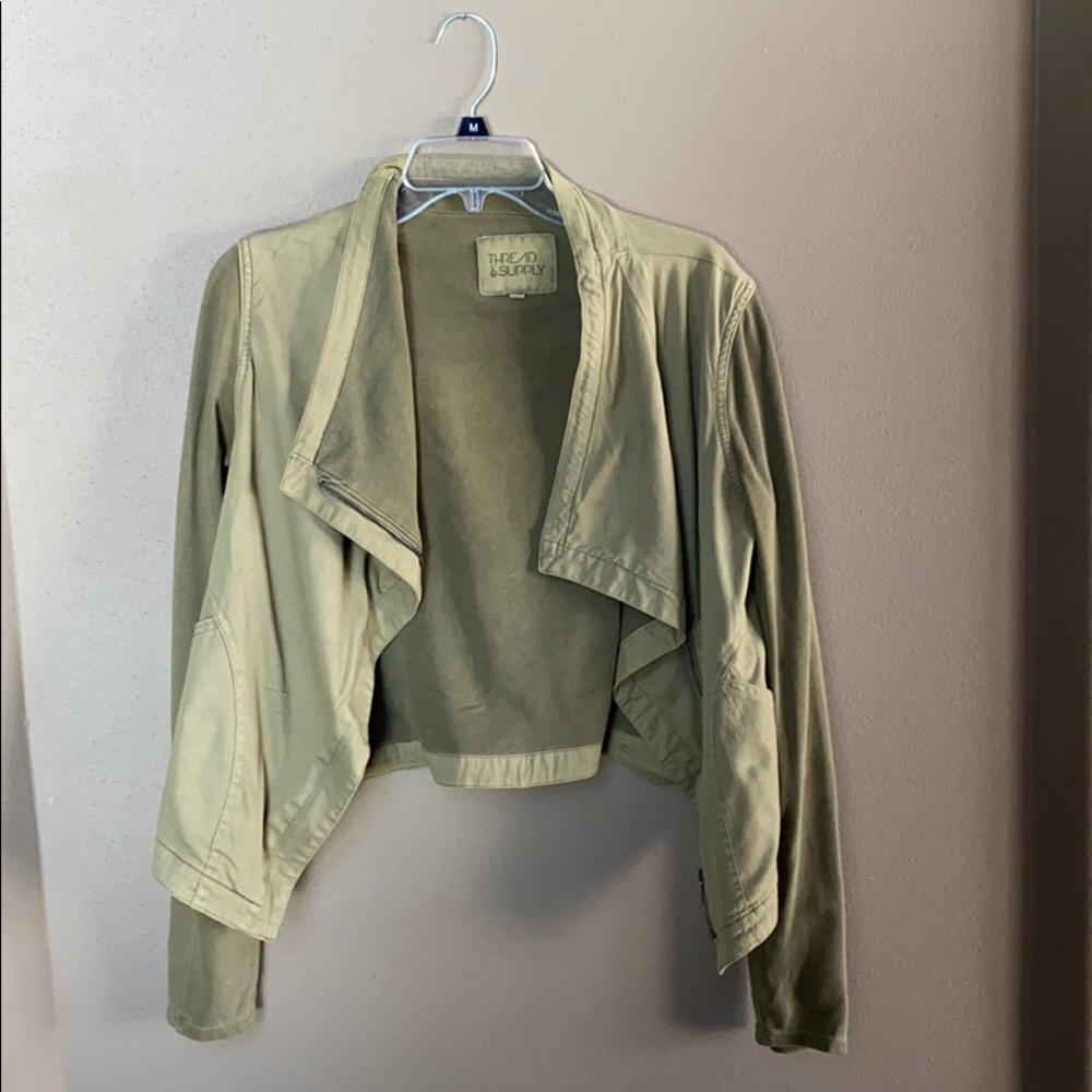 💚💚Green Thread & Supply Jacket